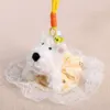 Bee skirt west highland dog yellow-about 11cm 45g