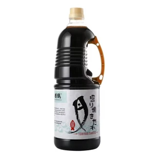 OEM Factory 1.8L Dark Soy Sauce in Bottle Tasty Flavor Seasoning Teriyaki Sauce