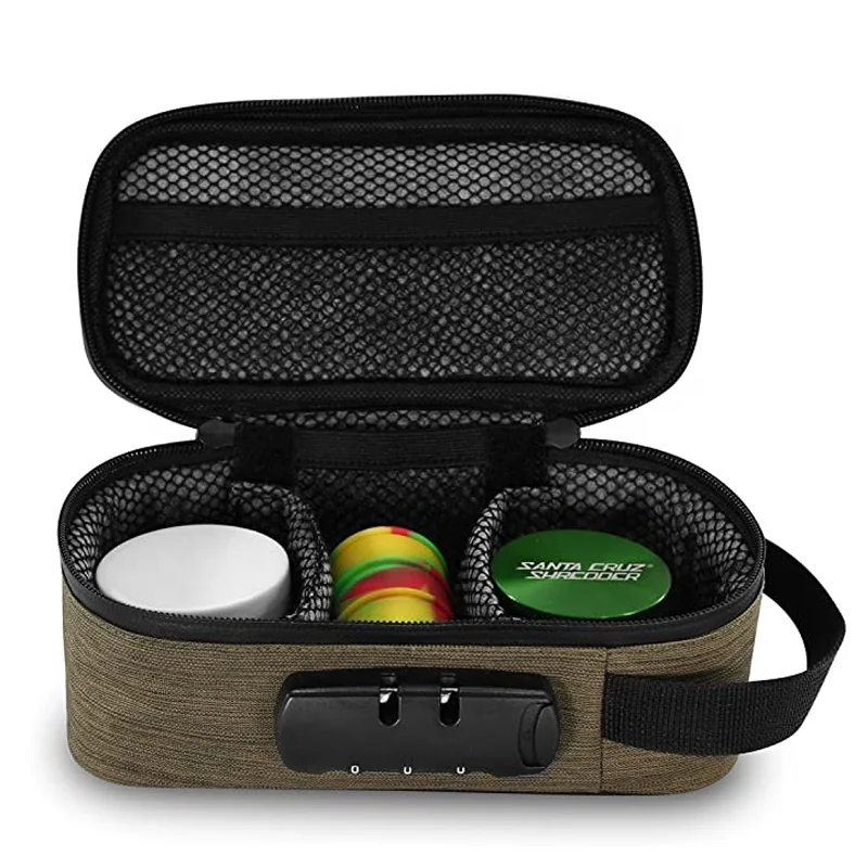 
Сорняков чехол настраиваемый сумки углеродного волокна тайник запах мешок запах доказательство сумка с замком 