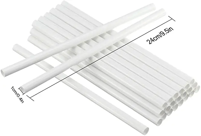 10pcs Cake Dowels White Plastic Cake Support Rods Round Dowels