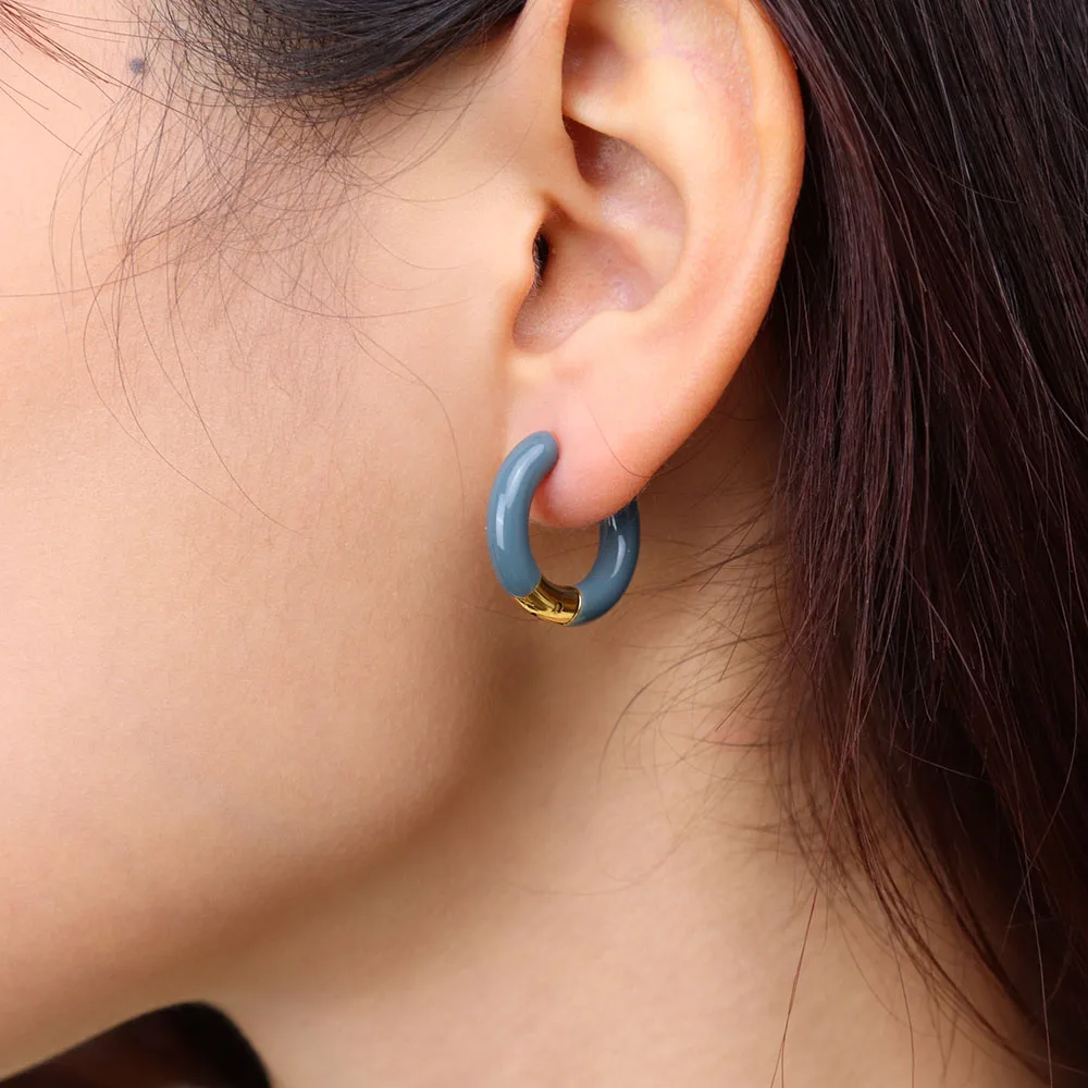 Chris April 316l Stainless Steel Tarnish Free Jewelry French Style