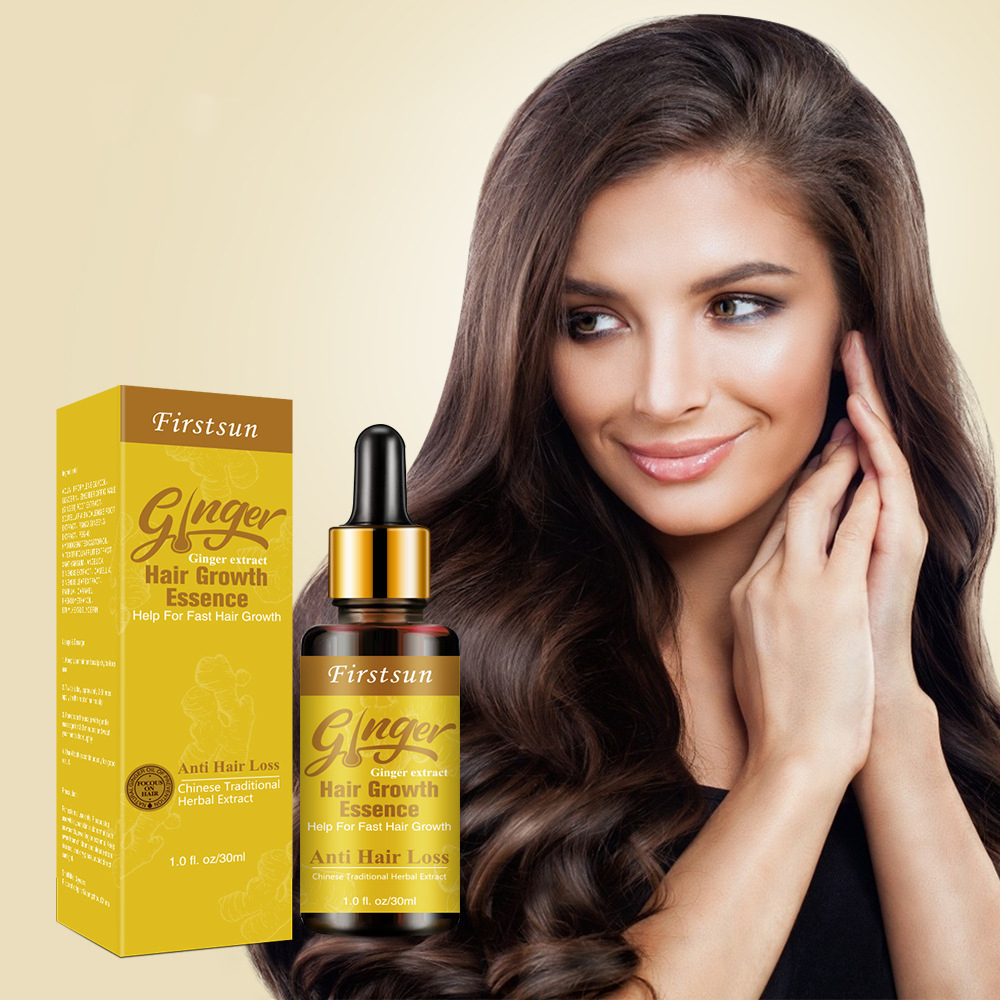 Имбирная Сыворотка против выпадения волос, натуральное масло для роста волос