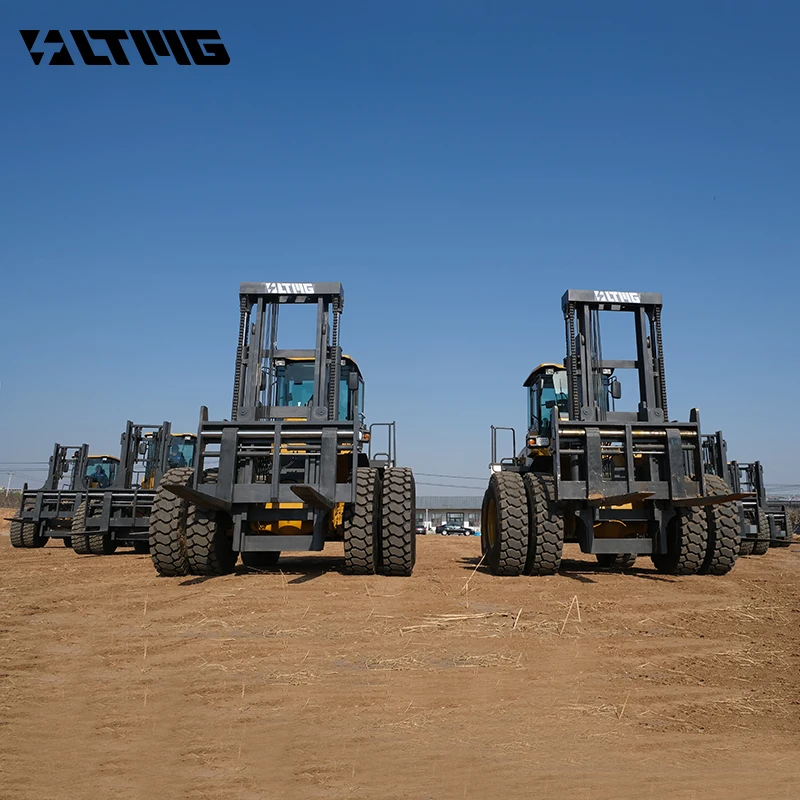 LTMG 4WD Heavy Loading Hydraulic Off Road Forklifts 20ton 15ton 10ton 12ton All Rough Terrain Forklift for Sale