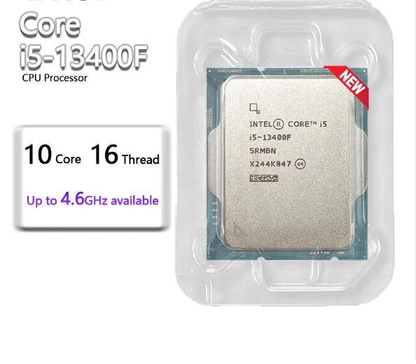 Intel Core I5 13400F 13500 13600KF Desktop CPU Processor, 10-Core