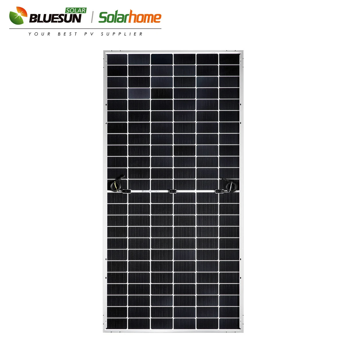 Bluesun Wholesale Price Topcon 590W 600W Solar Panel Bifacial Dual Glass Home Use