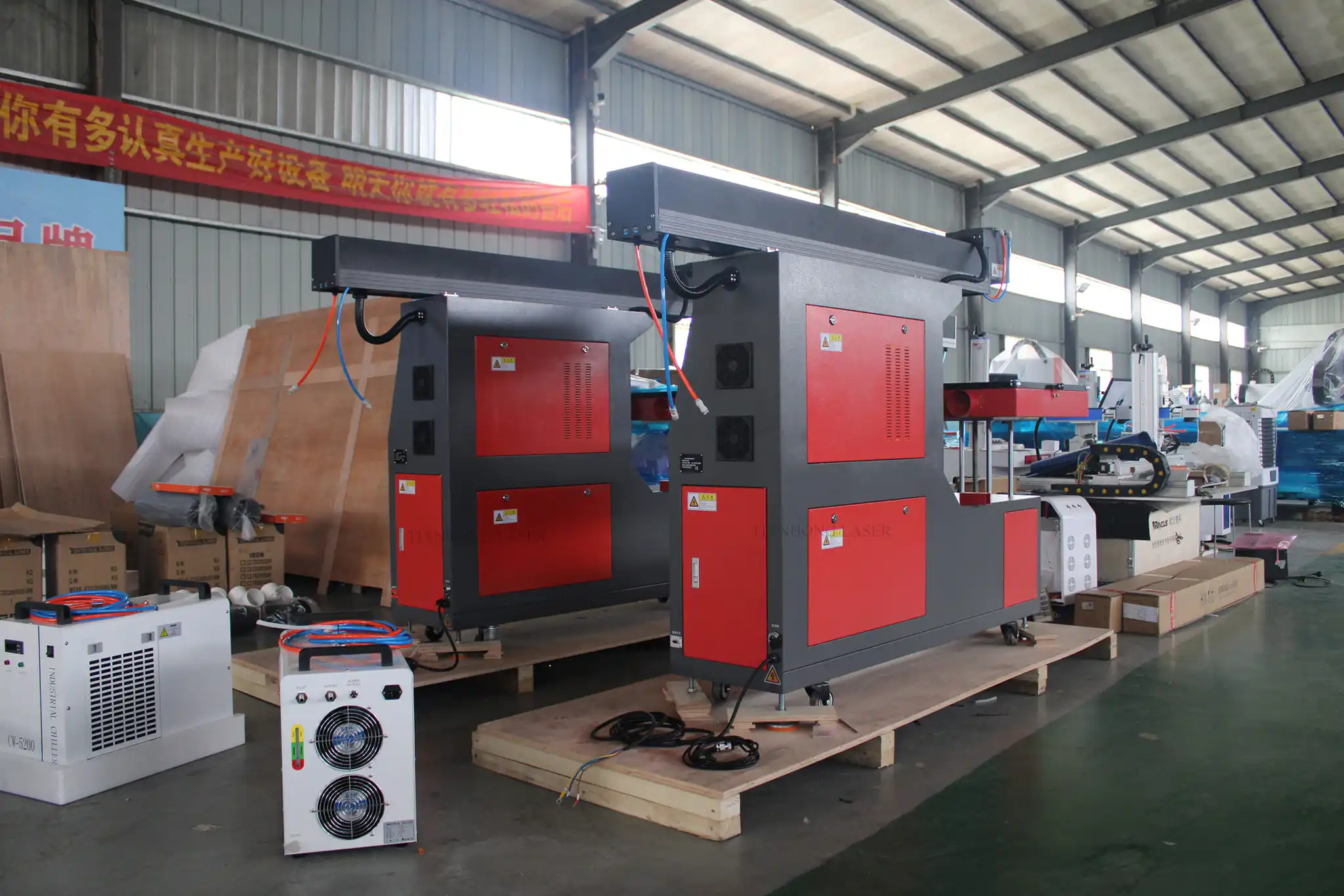 Large Format Dynamic Co2 CK Galvo Scanner Laser Marking Machine for Fabric CO2 Glass Laser Type 3D Textile Jeans Leather Acrylic