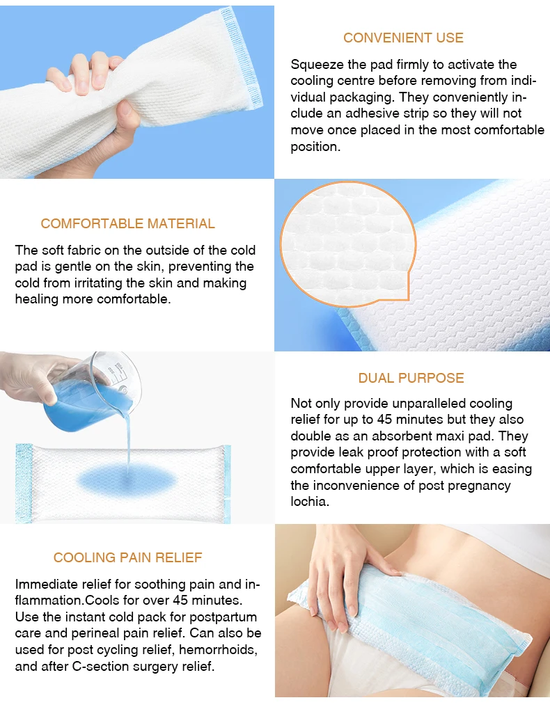 Dailys Free Sample Absorbent Maternity Cooling Postpartum Icepads For ...