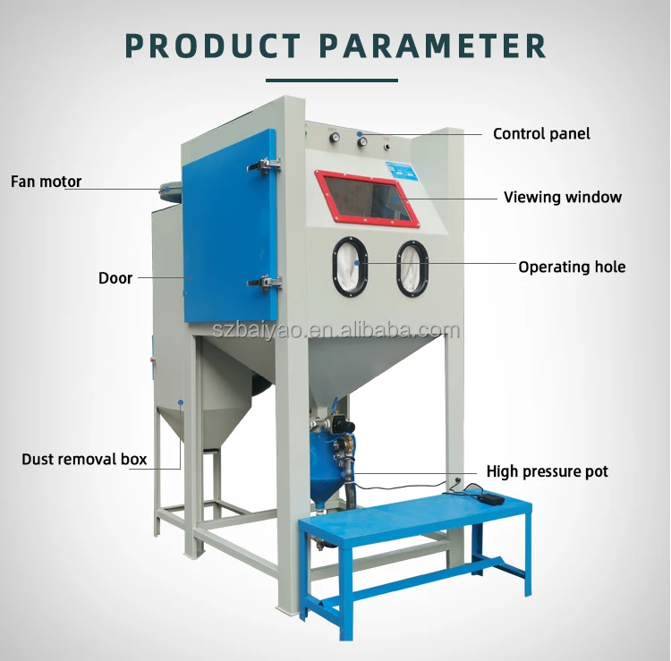 High Quality Sandblasters Steel Shot Sand Blasting Machine Dry Sand Blasting Machine Buy High