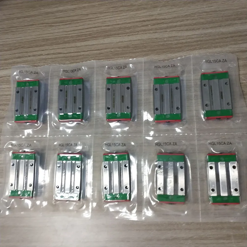 Original HIWIN Linear Guide Block HG15 HGR15 Rail 1000mm HGL15CA