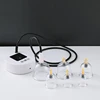 Built-in pressure relief valve for charging + 6 tanks