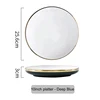 10 inch platter white