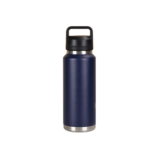 36oz Stainless Steel Vacuum Insulated Thermos Gym Sports Drinking Water Bottle with Chug lid