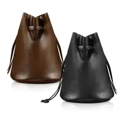 Bolsa De Dados De Piel Sintética Con Cordón, Grande Y Plegable, Capacidad Para 70 Dados O Miniaturas, También Sirve Como Bandeja De Lanzamiento