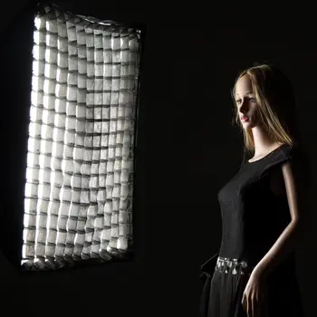 Godox 70cm X 100cm Strip Honeycomb Grid Softbox Soft Box Bowens Mount for Godox Flash Light and Other Studio Flash Light detail image