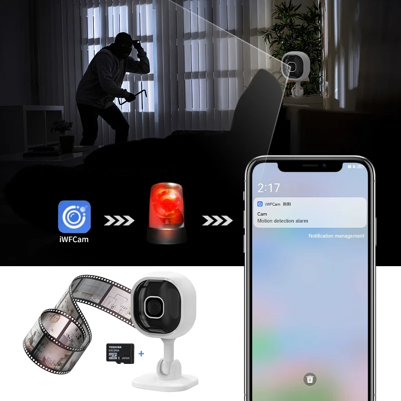 Tuya Smart System Network Sim Card Wifi Hd 360 Degree Home Security Cctv Ip Camera A3