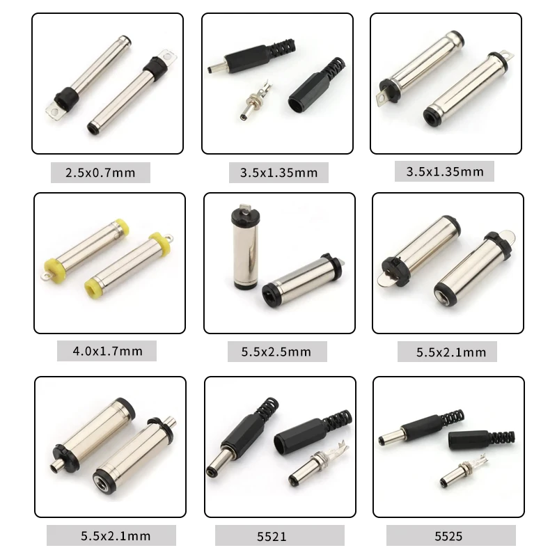 DC-025M 2.0mm DC Power Jack Female Socket 5.5*2.1mm DC Charge Jack Connector Product Category