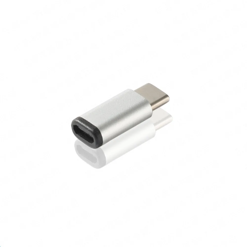 Оптовая продажа металлический переходник с Type C «папа» на Micro USB 2 0 «мама» для ноутбука и мобильного