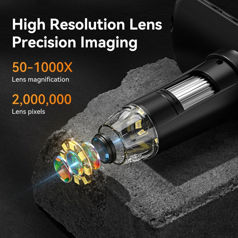 Monocular Electron Microscope Camera 1000X 4.3" HD LCD Screen Photo Video Buy Online Optics Digital Microscope for Mobile Repair