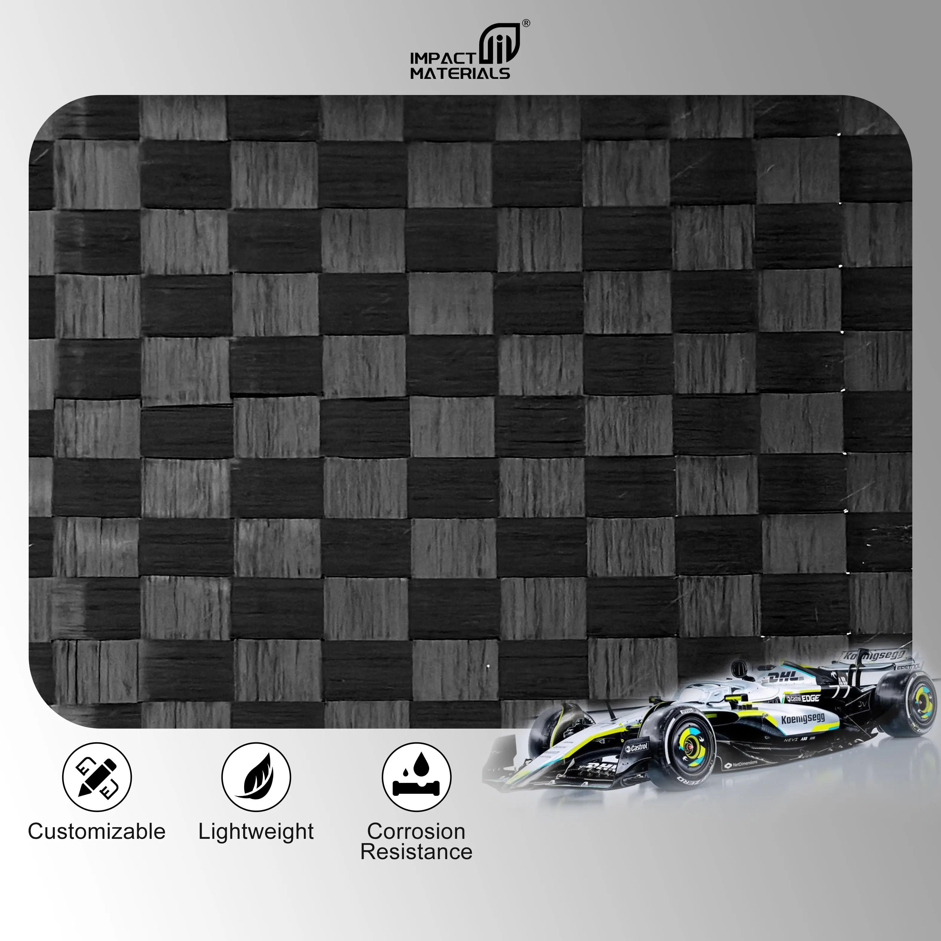Customizable Lightweight High Strength 3D Triaxial Carbon Fiber Spread Tow Fabric for Car Parts Composites Application Customizable Lightweight High Strength 3D Triaxial Carbon Fiber Spread Tow Fabric for Car Parts Composites Application