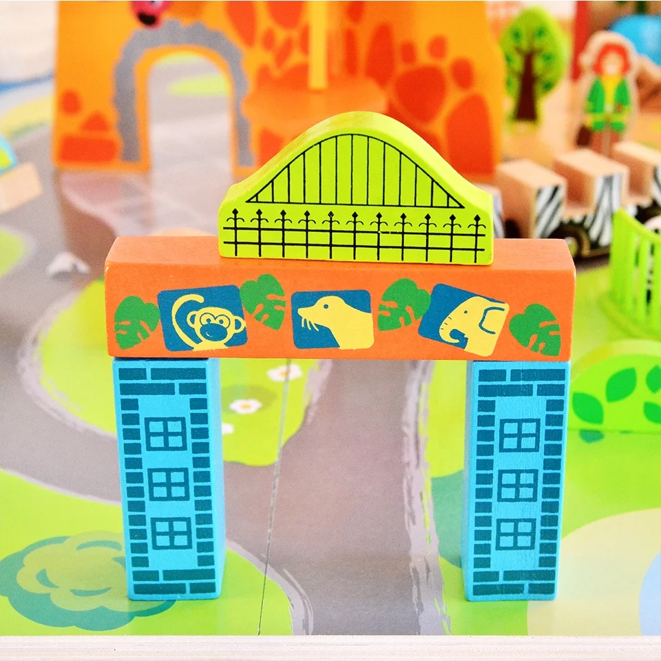 DELUXE Play Table Kids Toy Zoo - Educational Fun for 2-7 Years