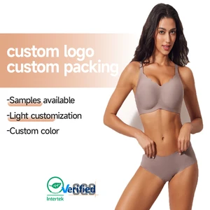 European American Style Women's Underwear Cross-Border Seamless Jelly Push-Up Bra Soft Support Plus Size Solid for Winter