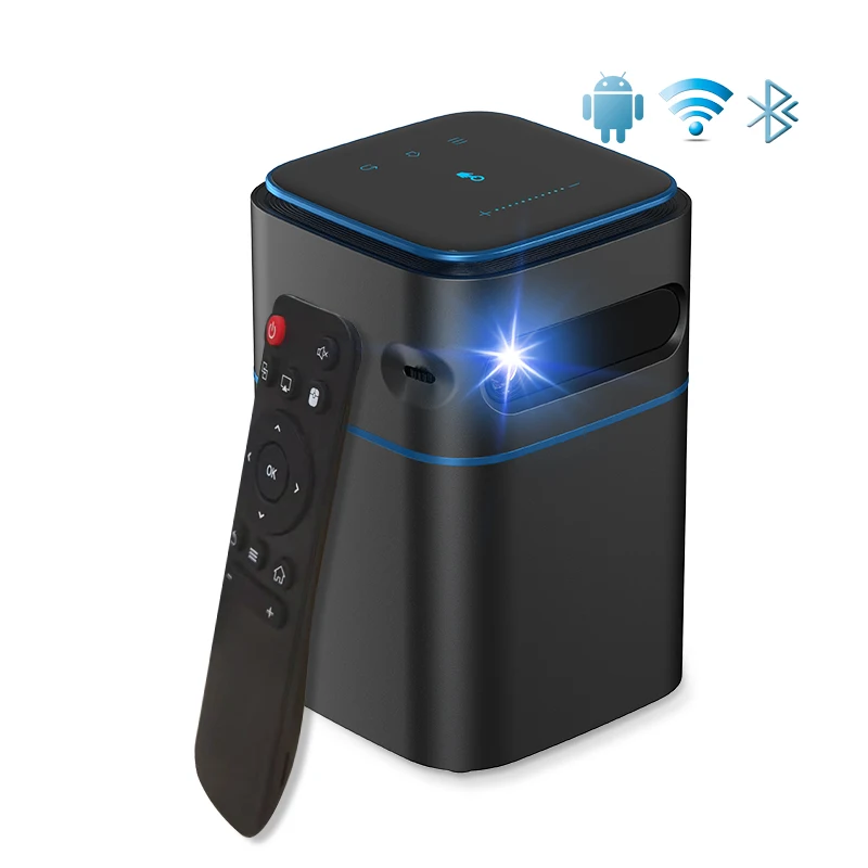 Hotack D042 Mini Smart Projector - Portable WiFi DLP Home Theater