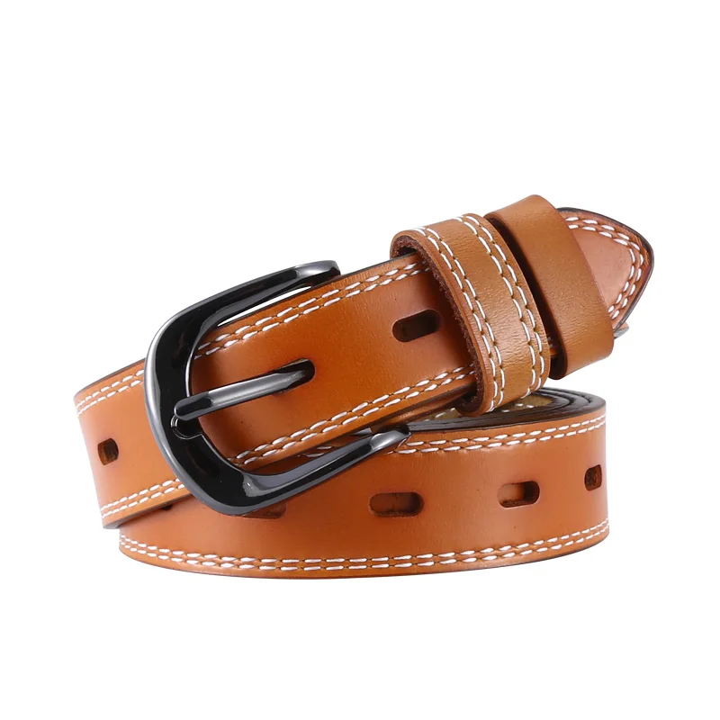 100% Genuine Leather Waist 2024 Belt