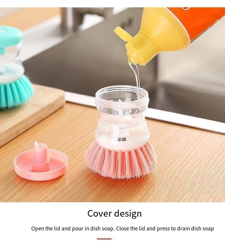 Liquid washing brush Press type automatic liquid washing brush multi-function decontamination cleaning supplier