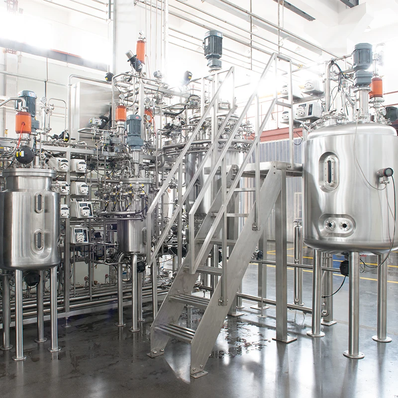 Laboratory Bioreactor Fermentation Extraction Biotechnology Storage Mixing Tanks Specific for Liquid Spawn Fermenting Equipment
