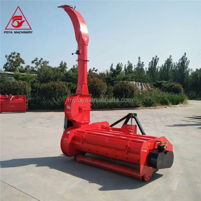 90HP Tractor Driven Single Row Corn Silage Forage Harvester Tractor Mounted Silage Harvester