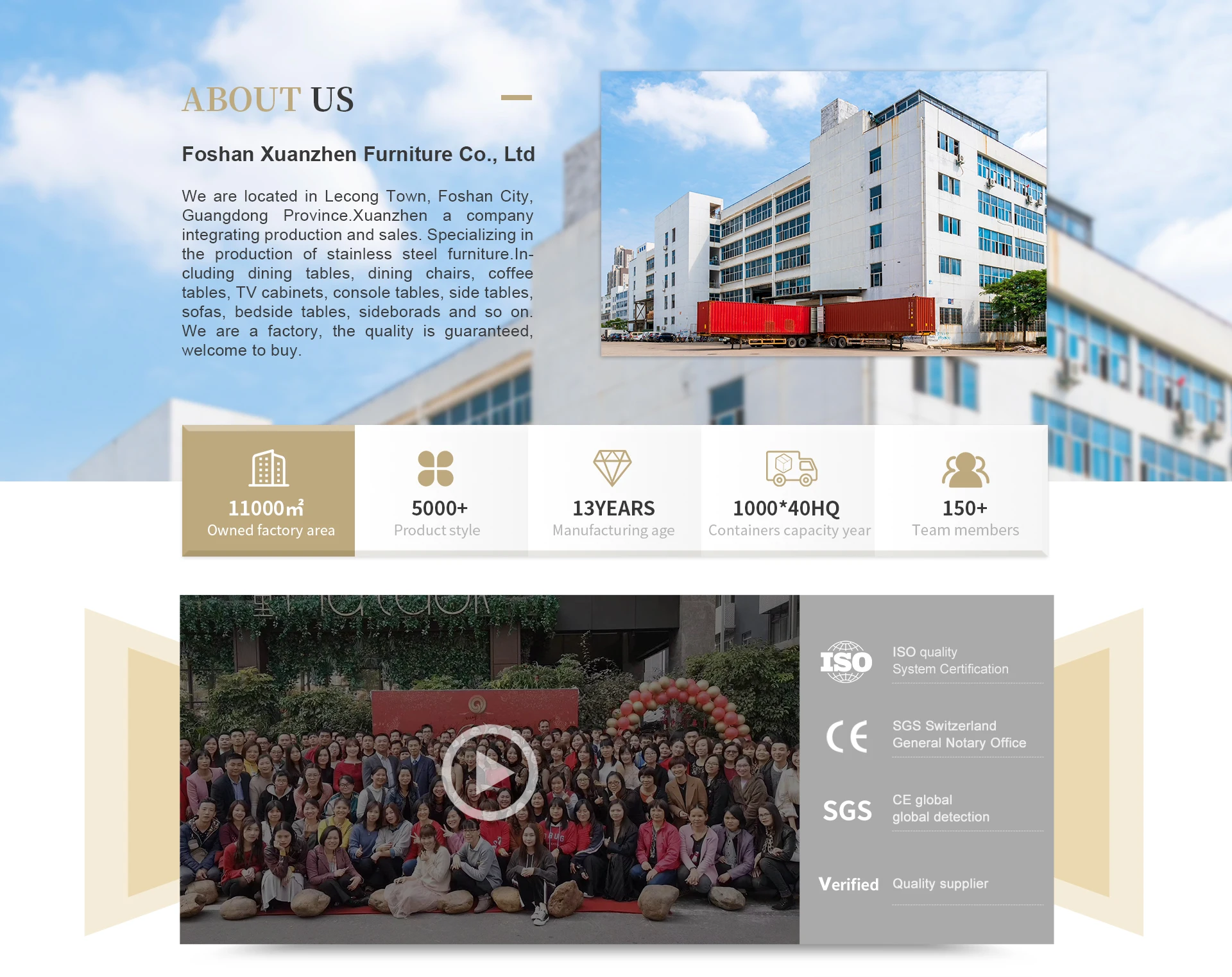 Foshan Xuanzhen Furniture Co., Ltd. Dining Table, Coffee Table/Side Table