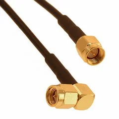 50ohm low loss RF coaxial cable RG174 with SMA MALE to SMA FEMALE connector or antenna