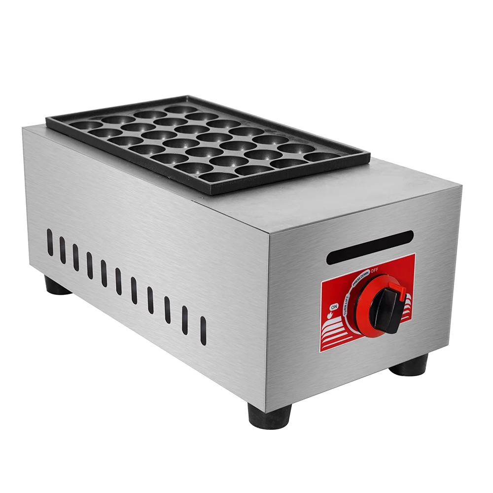 Commercial Street Snack Food Takoyaki Machine Gas Fishball Making Machine