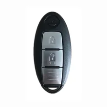 Car Key Case For N-issan 2 button Key Shell Smart Key Cover Car Remote Key Shells and Blades