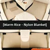 warm beige-nylon blanket