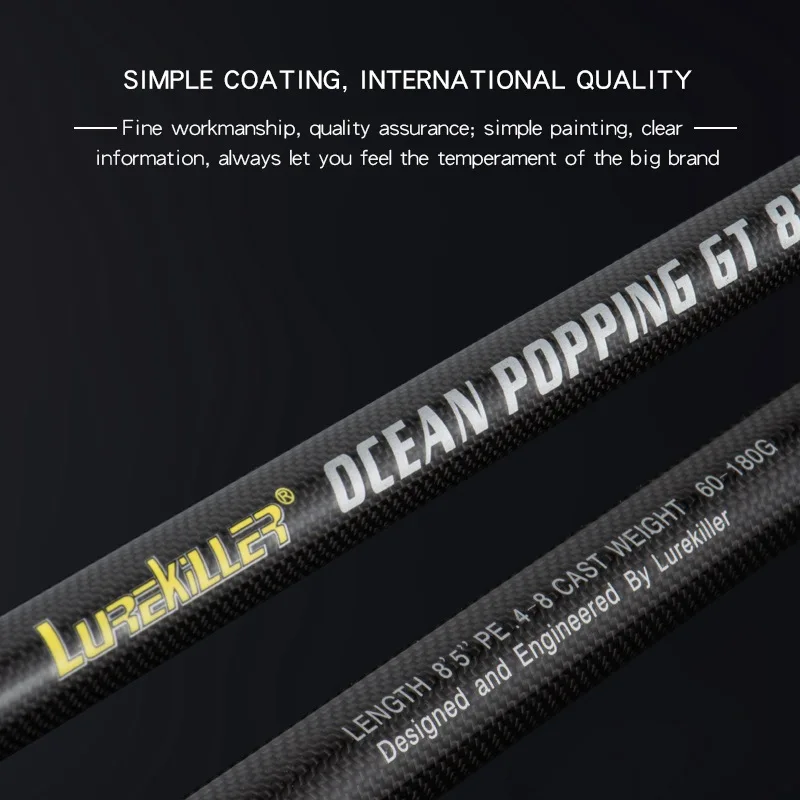 Lurekiller Ocean Popping Gt Popping Fishing Rod Trolling Jigging Carton  Spinning 2.28-2.54 M Boat Pole - Buy Product on