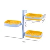 Bleu ciel + Jaune trois couches