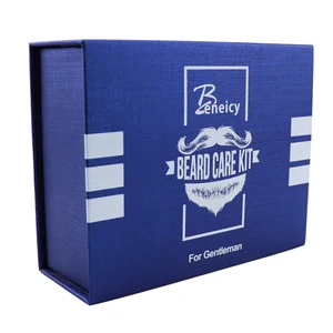 New Organic 100% Vegan Beard Grooming Kit Essential Oil Set with Brush Balm Comb for Skin Vitamin C Enriched