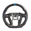 Accord Carbon+Leather+Blue Top Line Stitching
