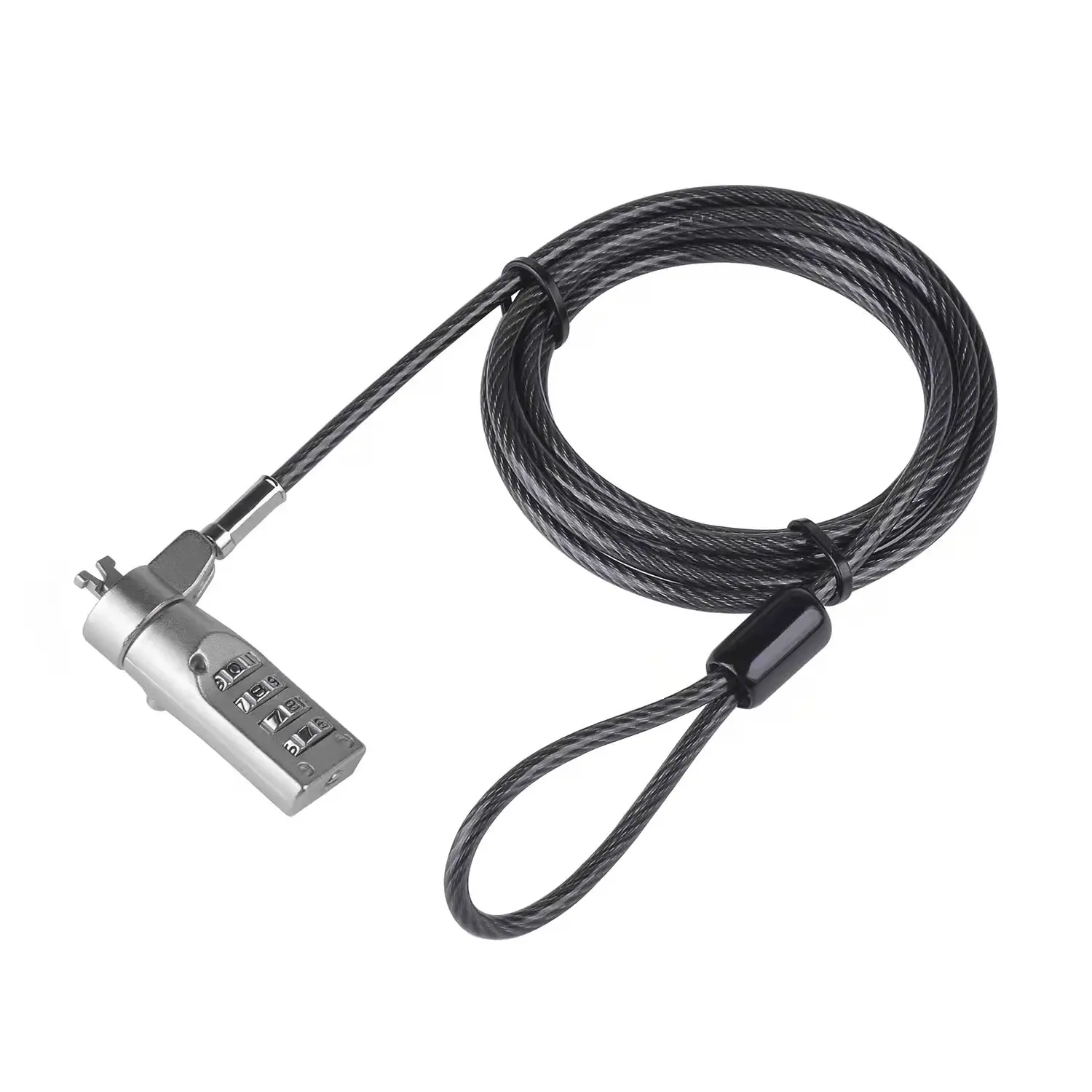 4 Digital Resettable Password Combination Nano Laptop Notebook Cable Computer Lock For