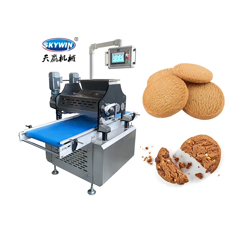 Semi Automatic Nylon rubber Conveyor Cookies Dough Machine Snack Food Factory