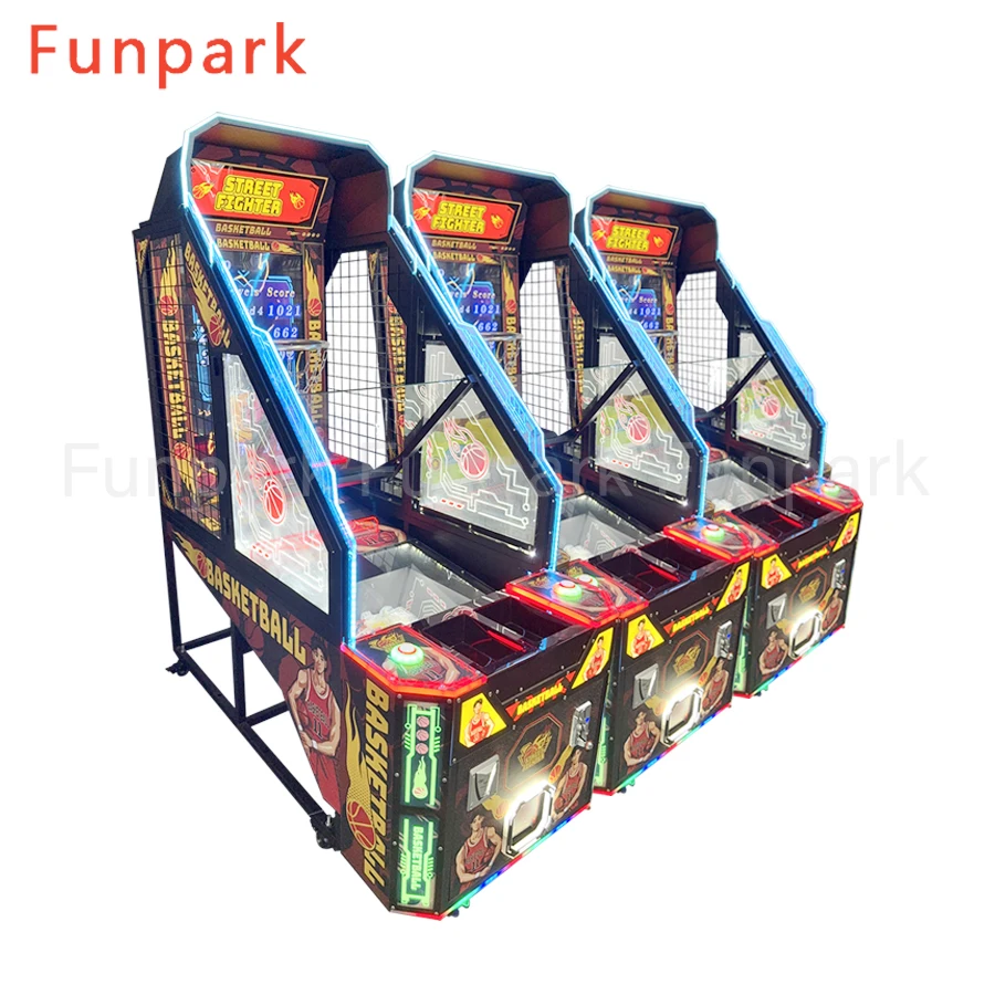 Funpark Factory Price Electronic Basketball Machine Street Arcade Game Coin Operated Games supplier