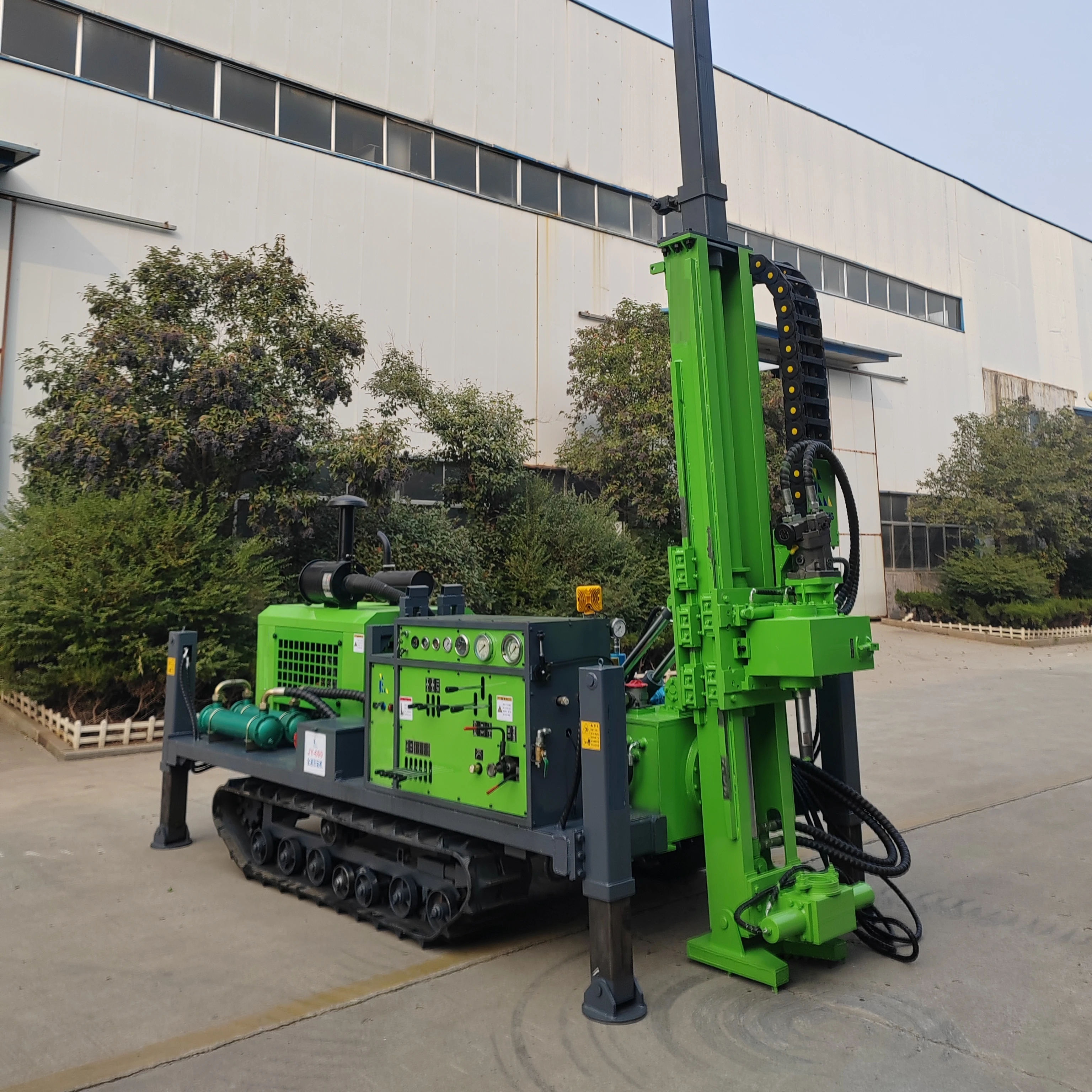 Full Hydraulic Mini Core Sample Geotechnical Sampling Drill Rig Machine with NQ and BQ