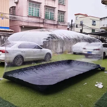 Wholesale Commercial Car Bubble Tent Inflatable Car Protective Cover Clear Waterproof Inflatable Car Covering Tent For Rental