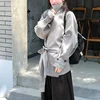 Manteau gris-vert