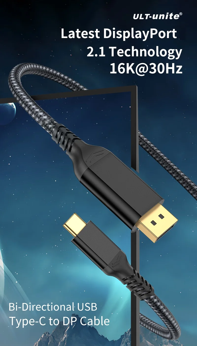 Cable Mini Usb Usb-c To Displayport 240hz UGREEN USB C To