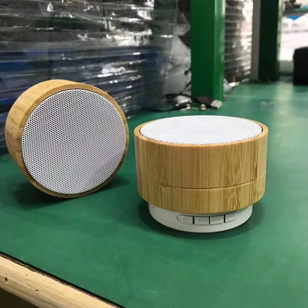 Hot Sale Subwoofer Speaker Bamboo Outdoor Pocket Portable Super Bass Blue Tooth Speaker Wireless A10U