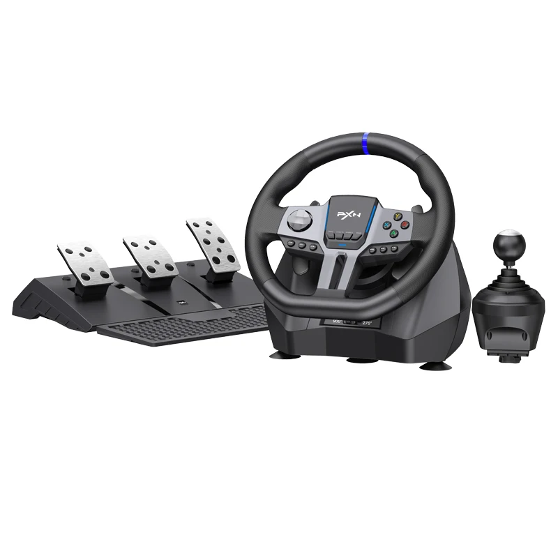 PXN V9 GEN2 有線振動シミュレーションゲームレーシングステアリング 