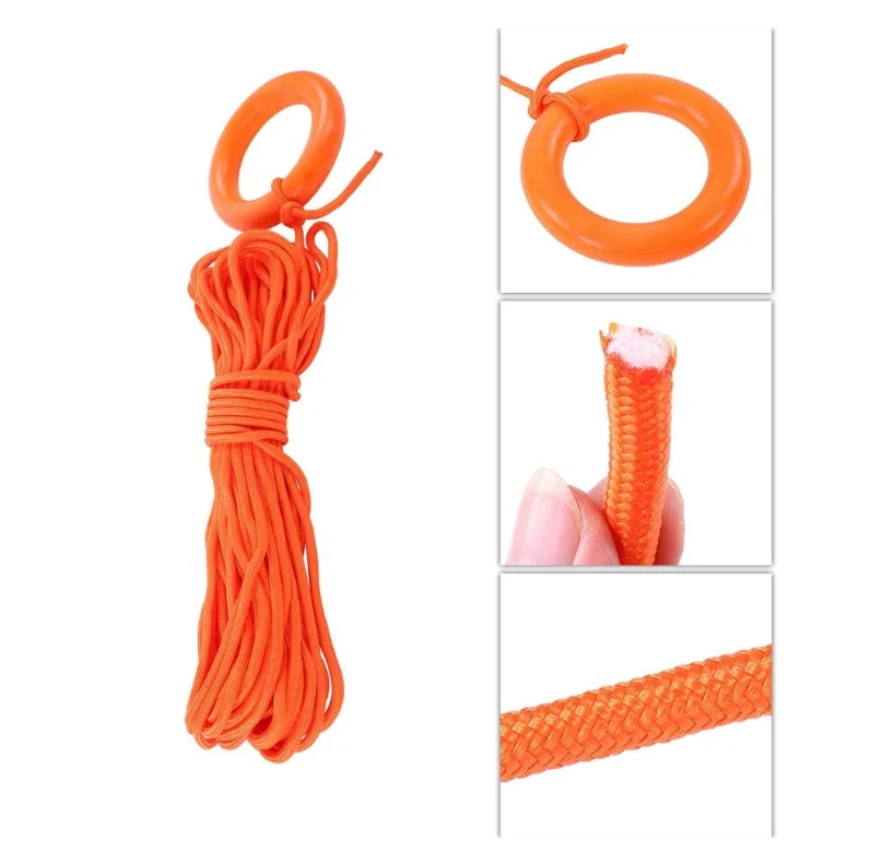 30m Floating Rescue Rope Emergency Lifesaving Rope With Locking Ring ...