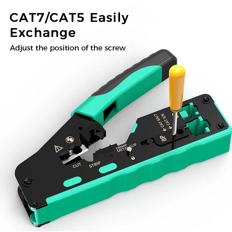 Automatic Electric Steel RJ45 Type Cable Stripper Cutter Telecom Pliers ...